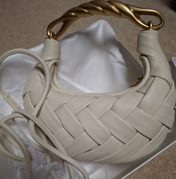 JW Pei Orla Weave Handbag - Cream White- BRAND NEW - Picture 7 of 13